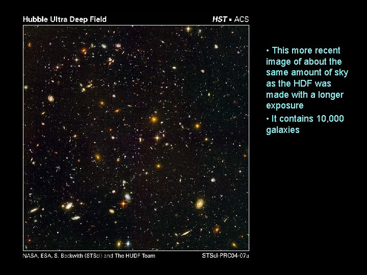  • This more recent image of about the same amount of sky as