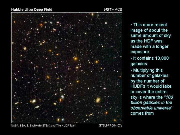  • This more recent image of about the same amount of sky as
