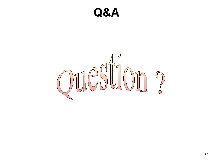 Q&A 52 