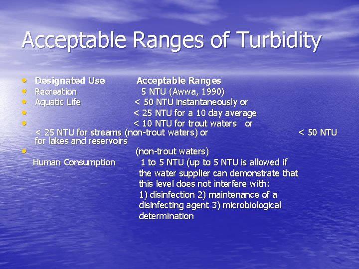 Turbidity Gary Cooper Stefanie Harrison Definition Measure of