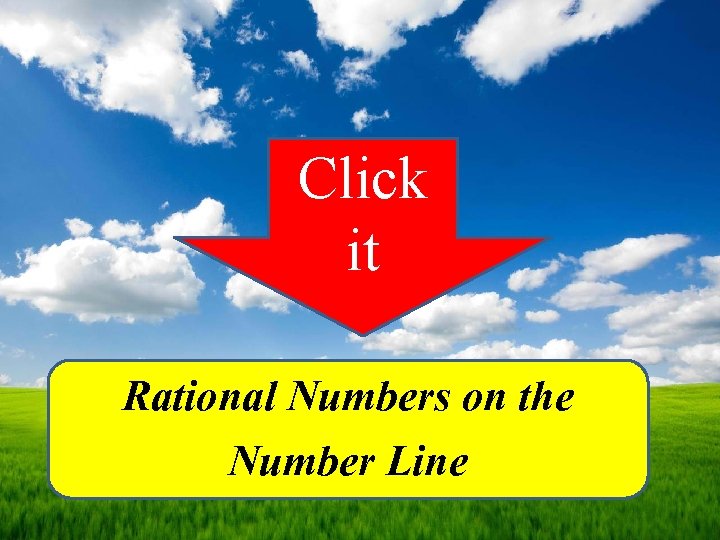 Click it Rational Numbers on the Number Line 
