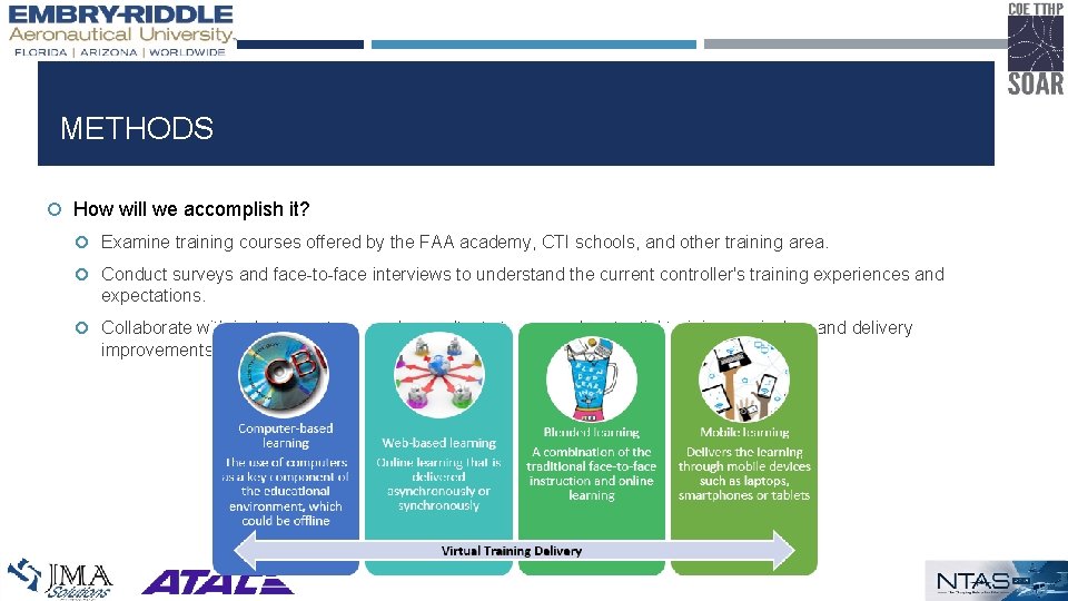 METHODS How will we accomplish it? Examine training courses offered by the FAA academy,