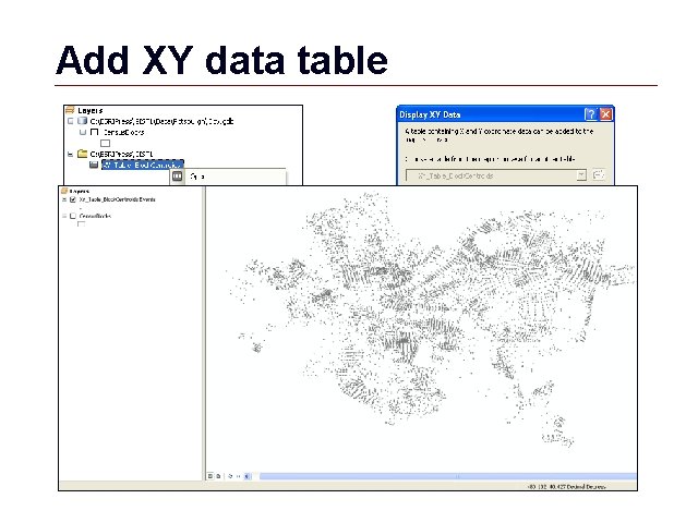 Add XY data table GIS 64 Add XY data table GIS 64