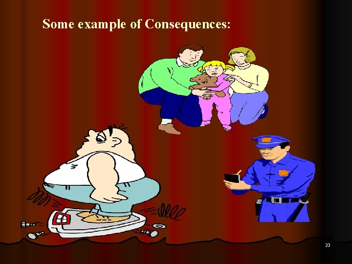 Some example of Consequences: 33 