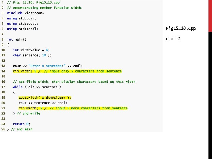 Fig 15_10. cpp (1 of 2) Fig 15_10. cpp (1 of 2)