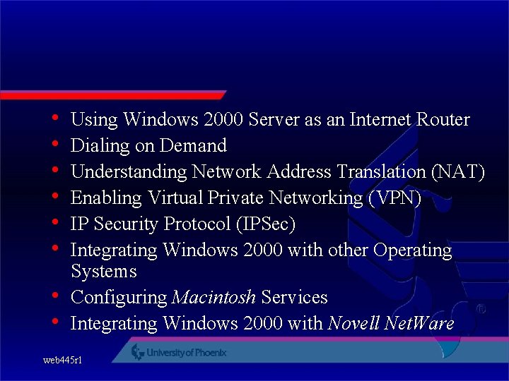  • • Using Windows 2000 Server as an Internet Router Dialing on Demand