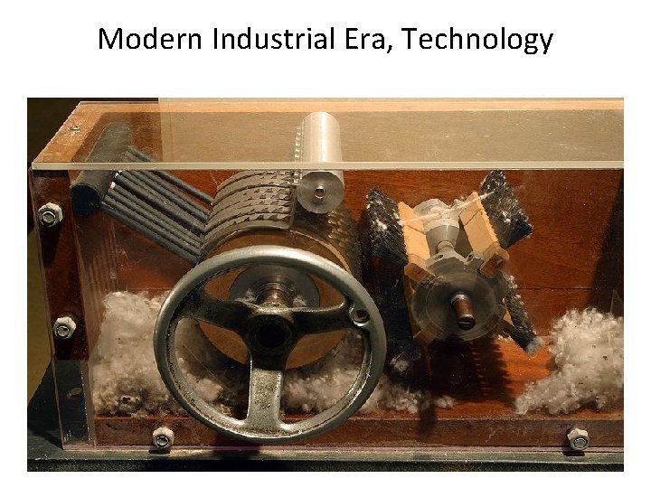 Modern Industrial Era, Technology 