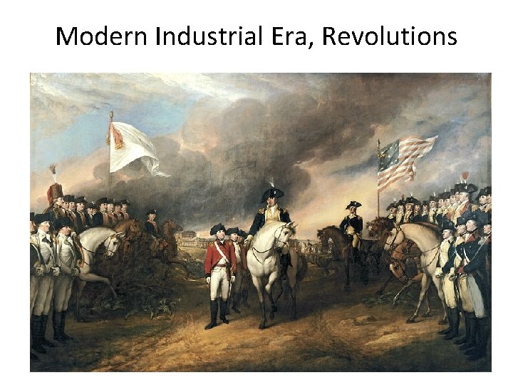 Modern Industrial Era, Revolutions 