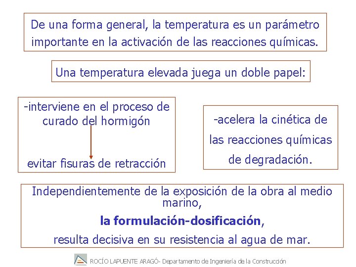 De una forma general, la temperatura es un parámetro importante en la activación de