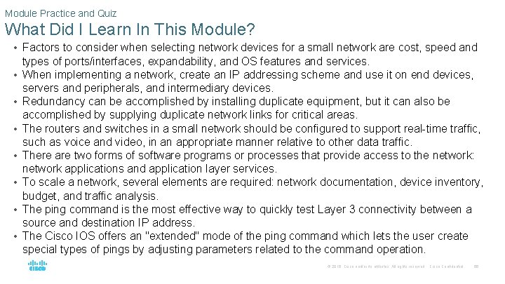 Module Practice and Quiz What Did I Learn In This Module? • Factors to