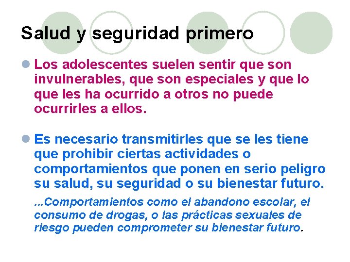 AUTONOMA INDEPENDENCIA Y LIBERTAD l Los adolescentes piden