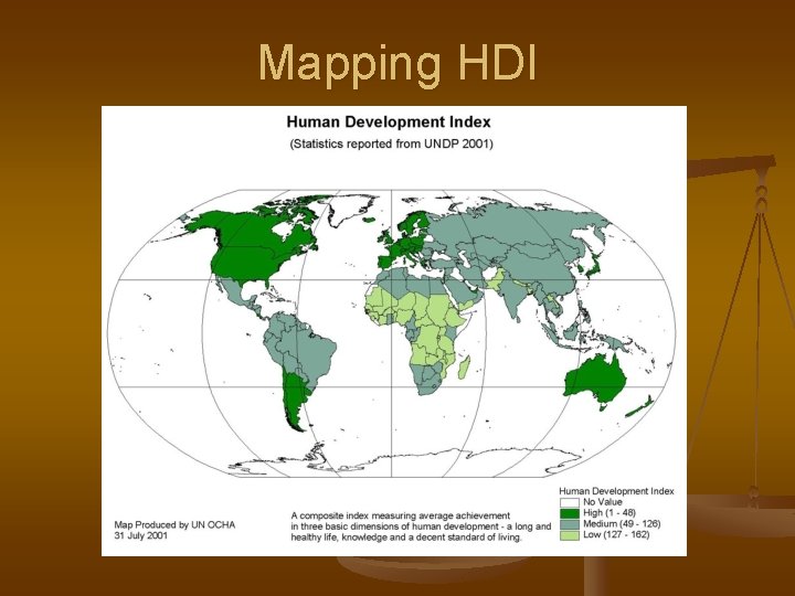 Mapping HDI 