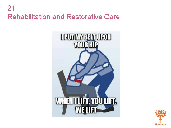 21 Rehabilitation and Restorative Care 