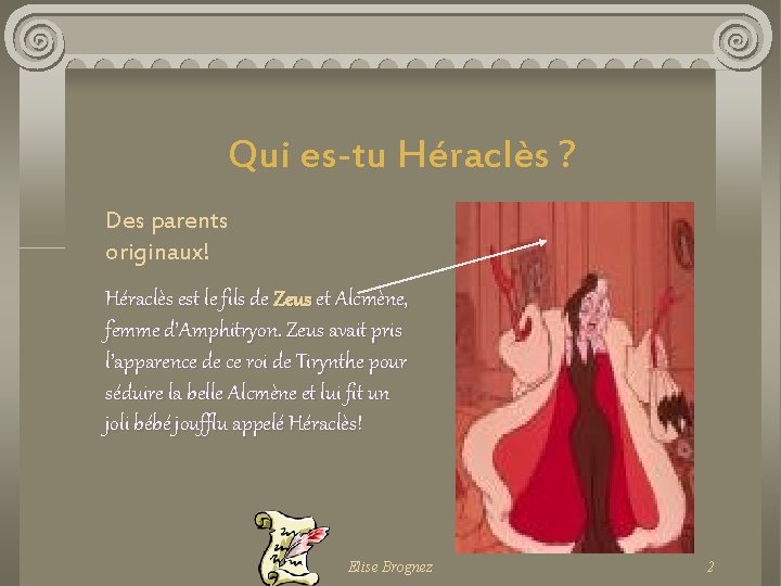 Qui es-tu Héraclès ? Des parents originaux! Héraclès est le fils de Zeus et