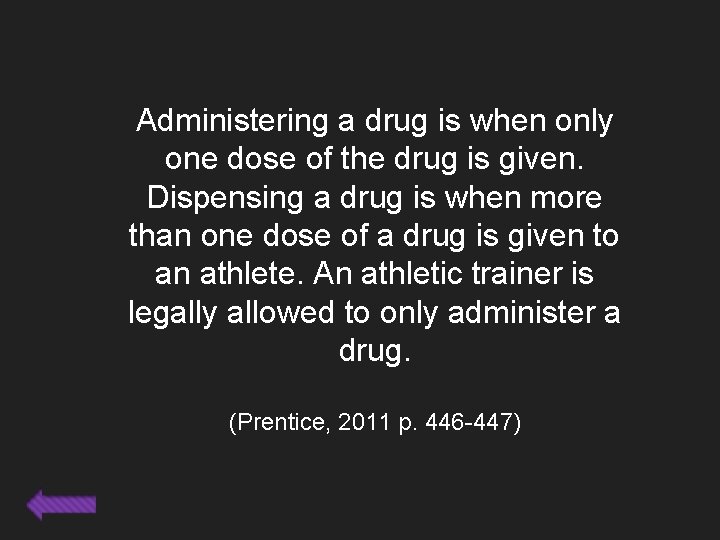 Pharmacology Athletic Training BOC Prep Review Danielle Keeler