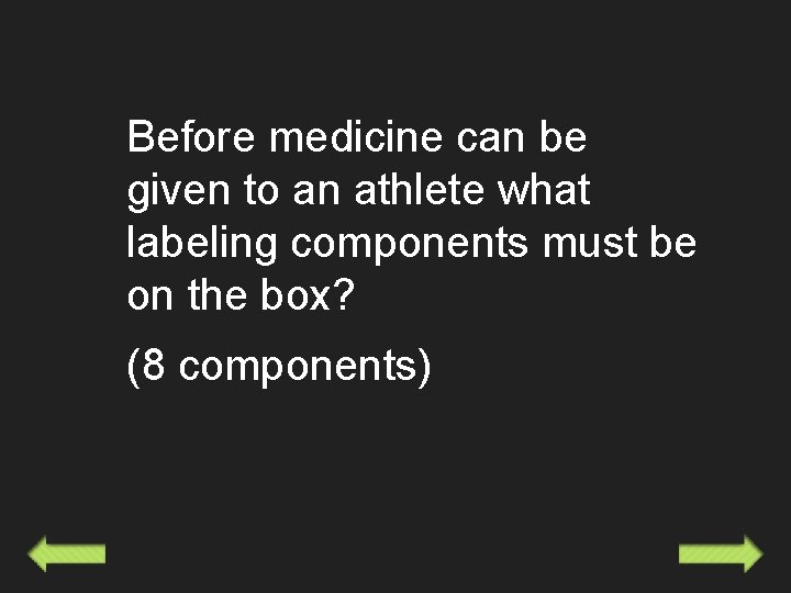 Pharmacology Athletic Training BOC Prep Review Danielle Keeler