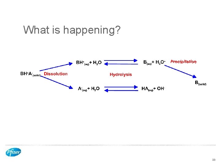 What is happening? 23 
