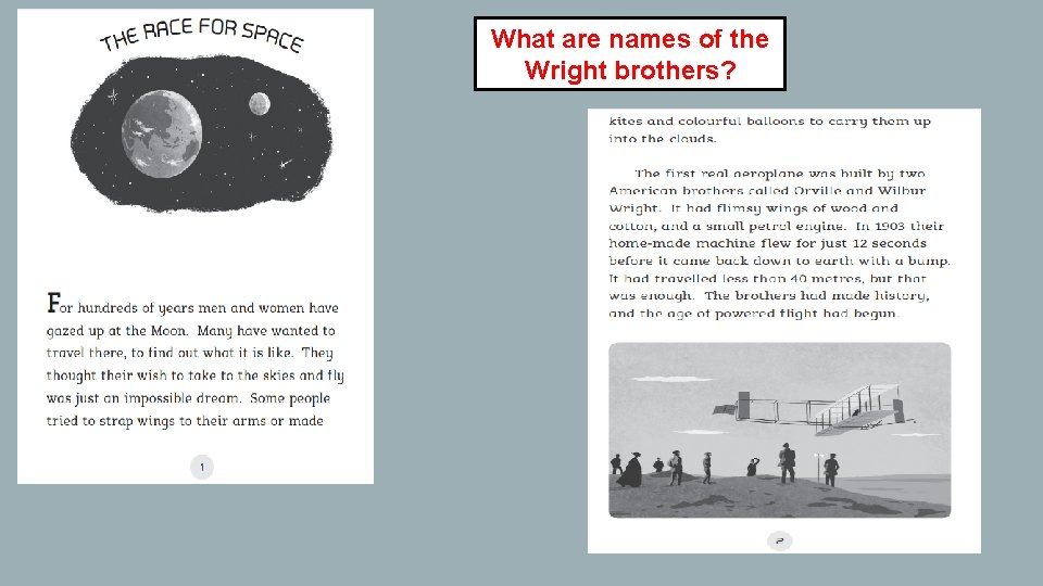 What are names of the Wright brothers? 