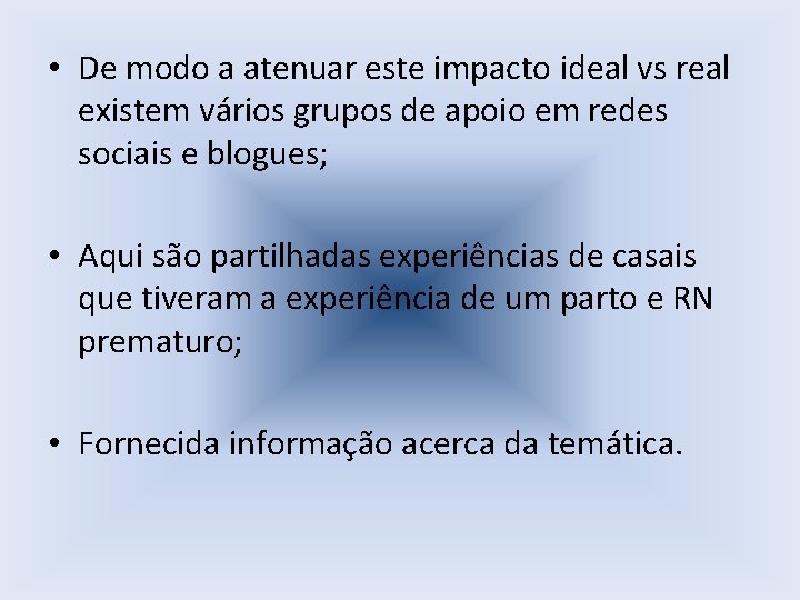  • De modo a atenuar este impacto ideal vs real existem vários grupos