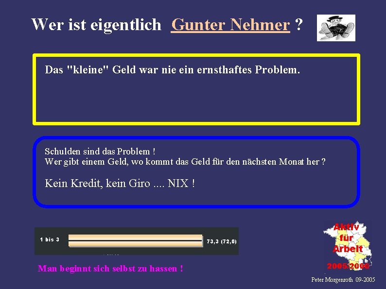 Wer ist eigentlich Gunter Nehmer ? Das "kleine" Geld war nie ein ernsthaftes Problem.