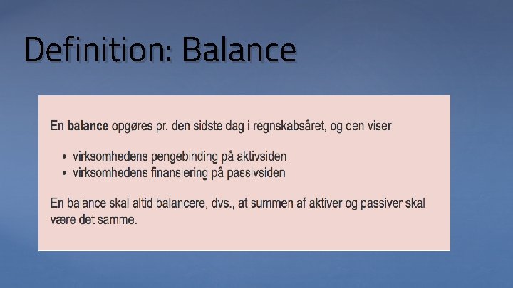 Definition: Balance 
