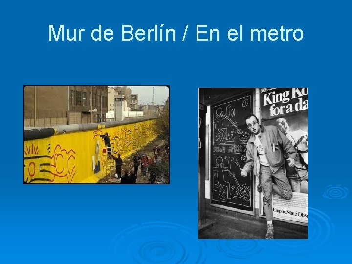 Mur de Berlín / En el metro 