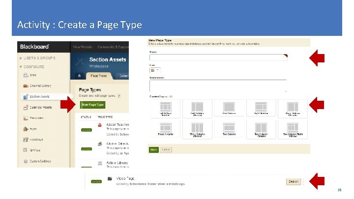 Activity : Create a Page Type 15 