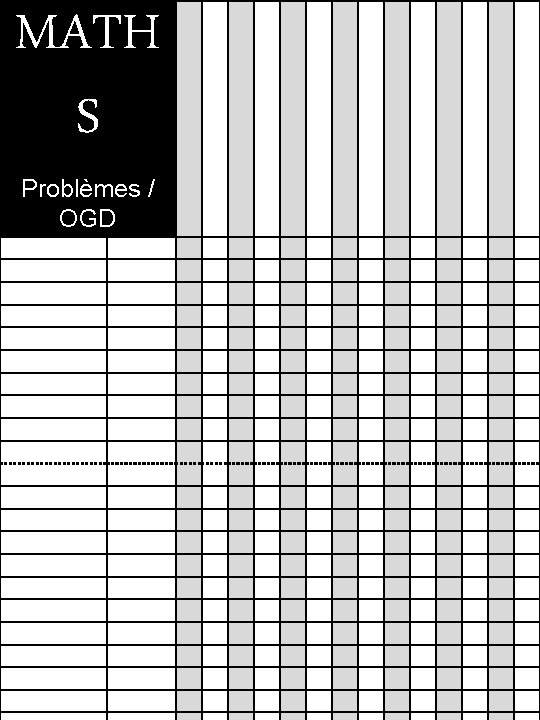 MATH S Problèmes / OGD 