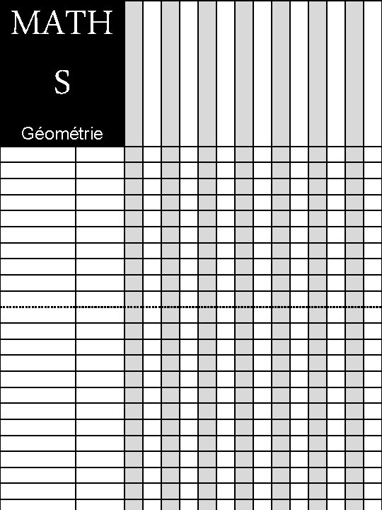 MATH S Géométrie 