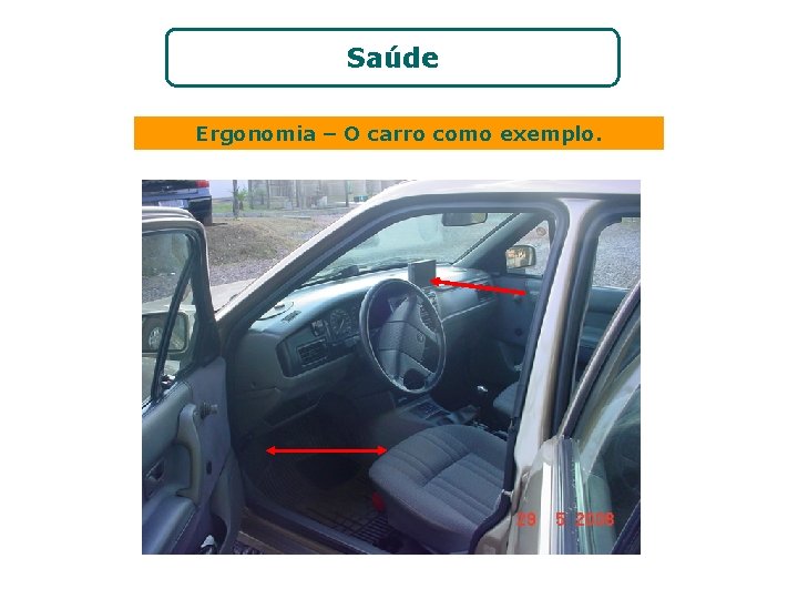 Saúde Ergonomia – O carro como exemplo. 