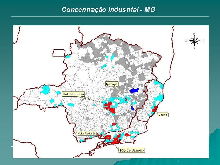 Concentração industrial - MG 16 