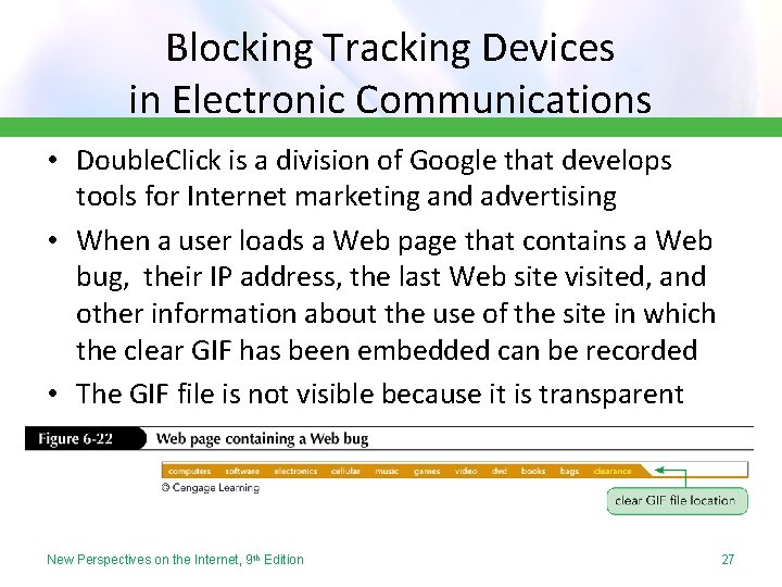 Blocking Tracking Devices in Electronic Communications • Double. Click is a division of Google