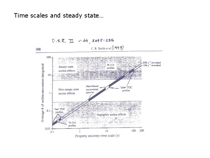 Time scales and steady state… 