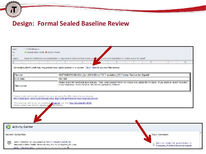 Design: Formal Sealed Baseline Review 