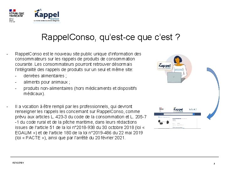 Rappel. Conso, qu’est-ce que c’est ? - Rappel. Conso est le nouveau site public
