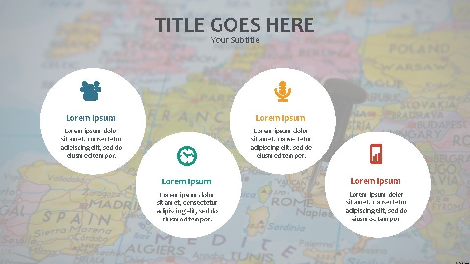 TITLE GOES HERE Your Subtitle Lorem Ipsum Lorem ipsum dolor sit amet, consectetur adipiscing