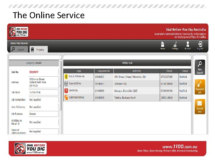 The Online Service 