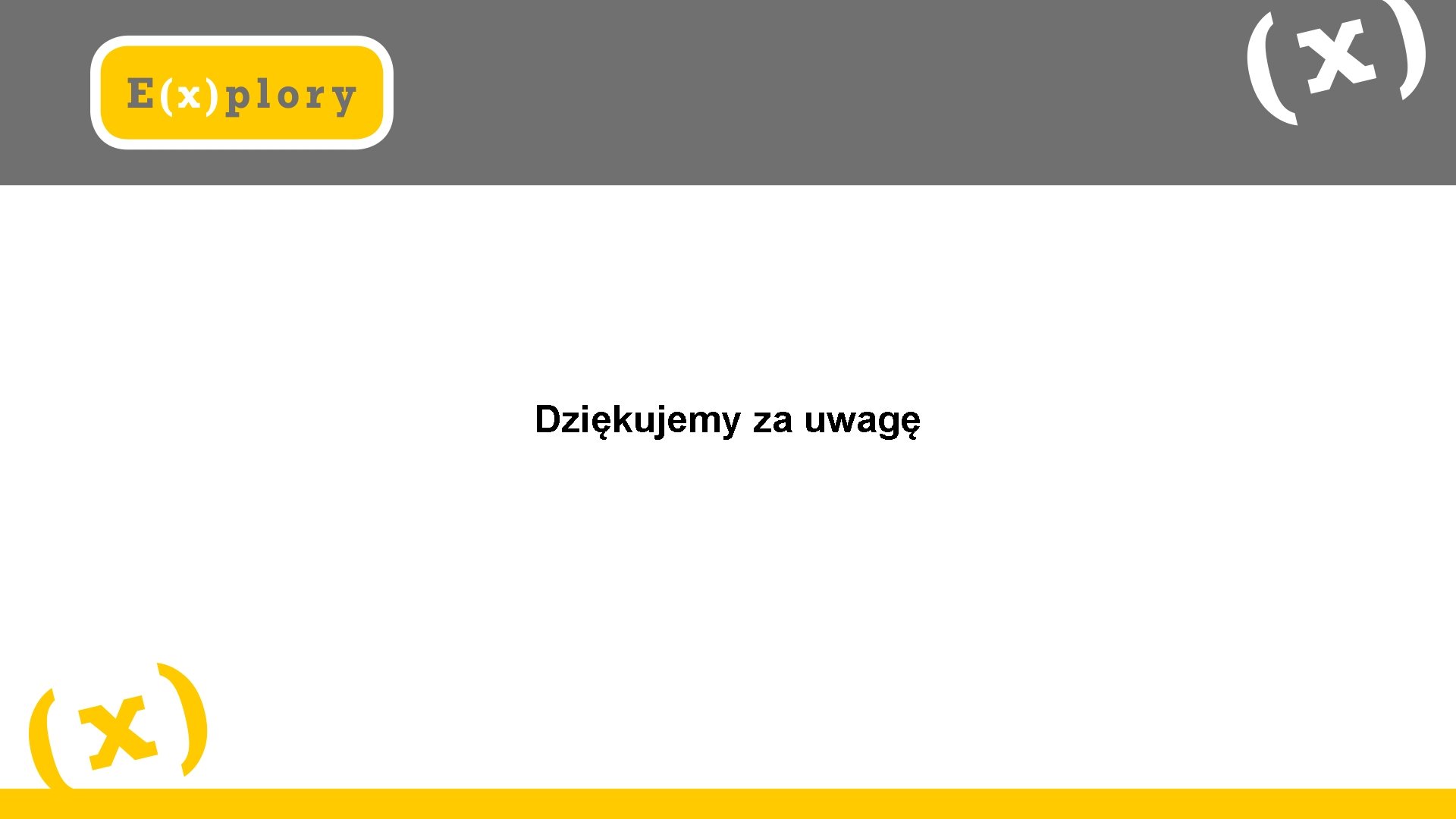 Dziękujemy za uwagę 