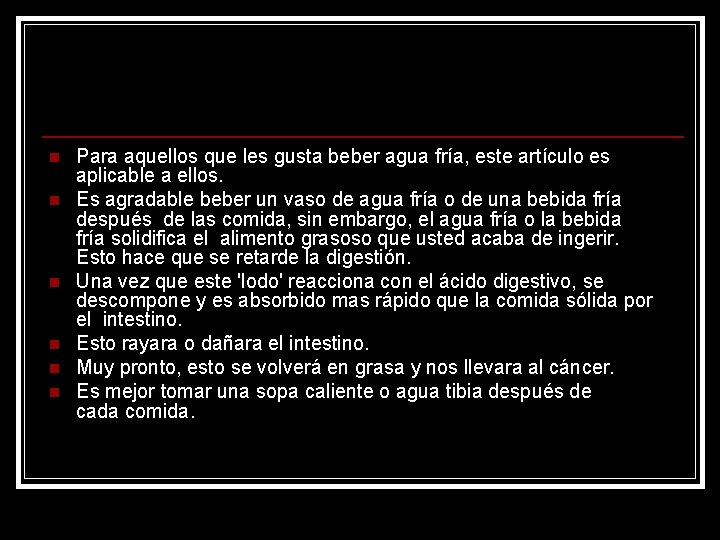 n n n Para aquellos que les gusta beber agua fría, este artículo es