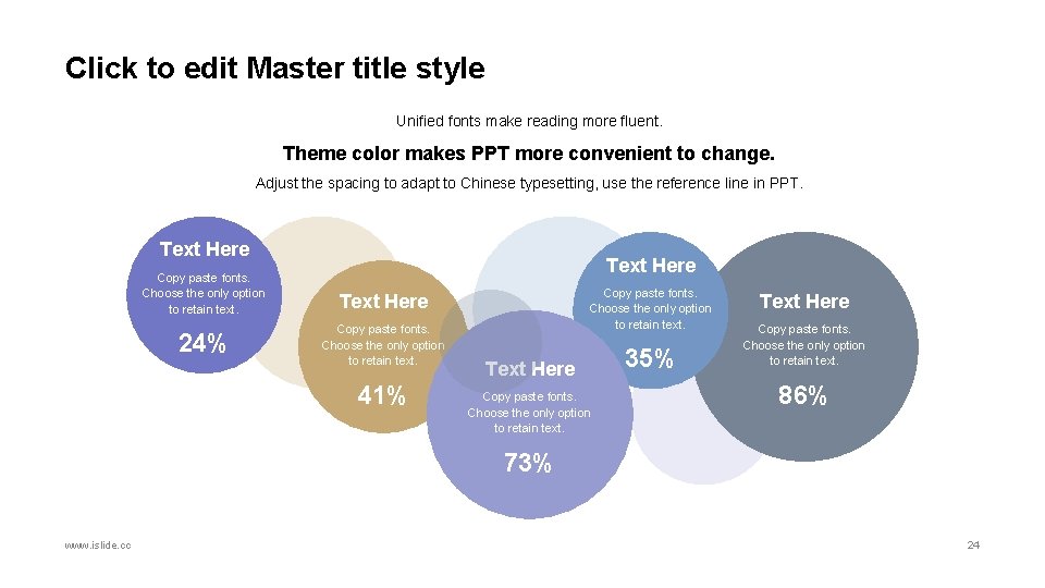 Click to edit Master title style Unified fonts make reading more fluent. Theme color