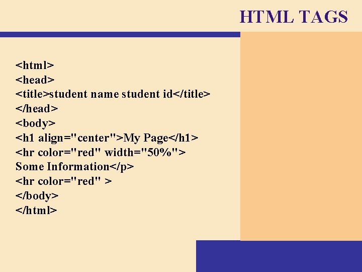 OBJECTIVES What is HTML What tools are needed