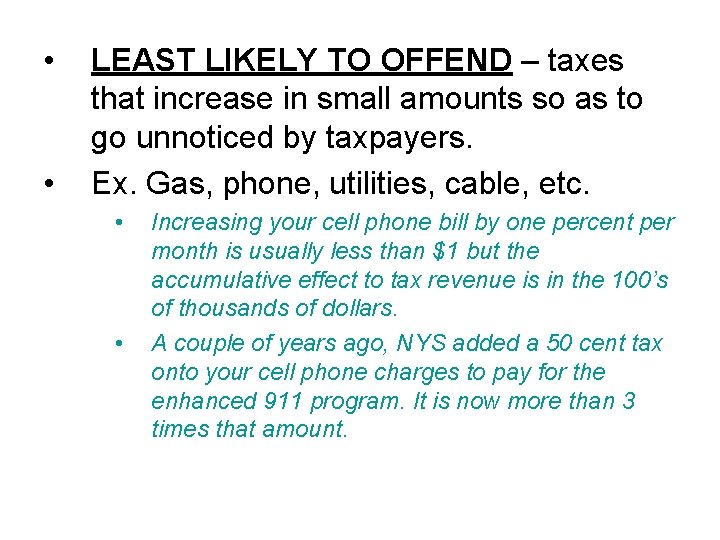 Notes Chapter 9 Taxes Interesting Facts The Gettysburg