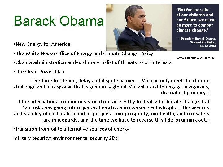 Barack Obama • New Energy for America • the White House Office of Energy