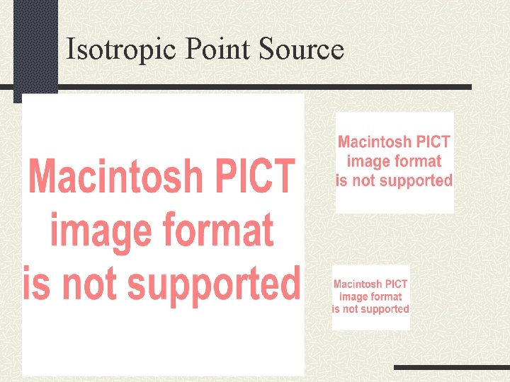 Isotropic Point Source 
