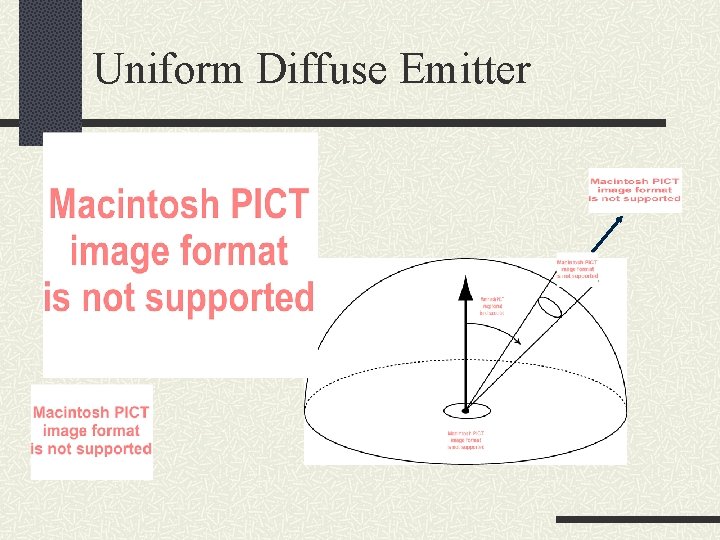 Uniform Diffuse Emitter 