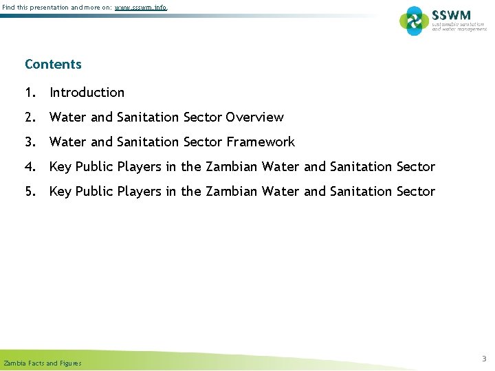 Zambia Water Sanitation and Hygiene Facts and Figures