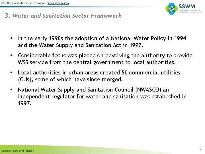 Zambia Water Sanitation and Hygiene Facts and Figures