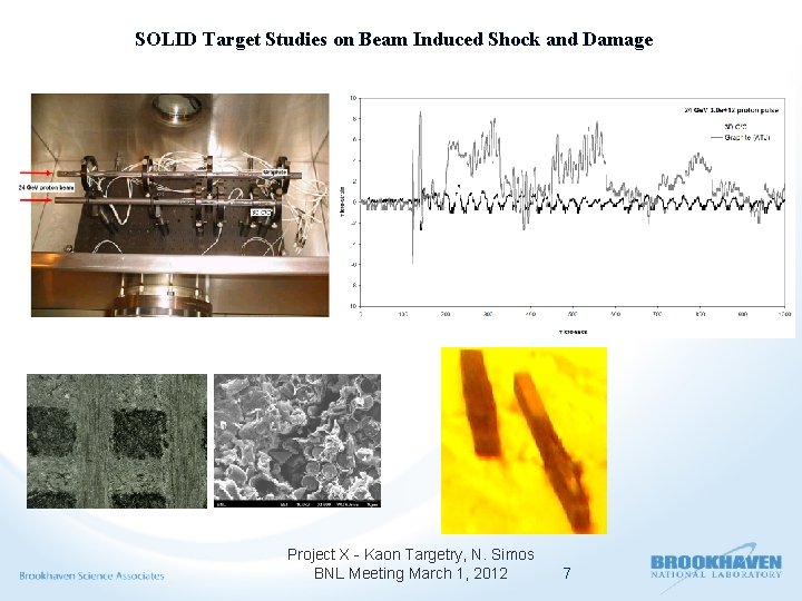 SOLID Target Studies on Beam Induced Shock and Damage Project X - Kaon Targetry,