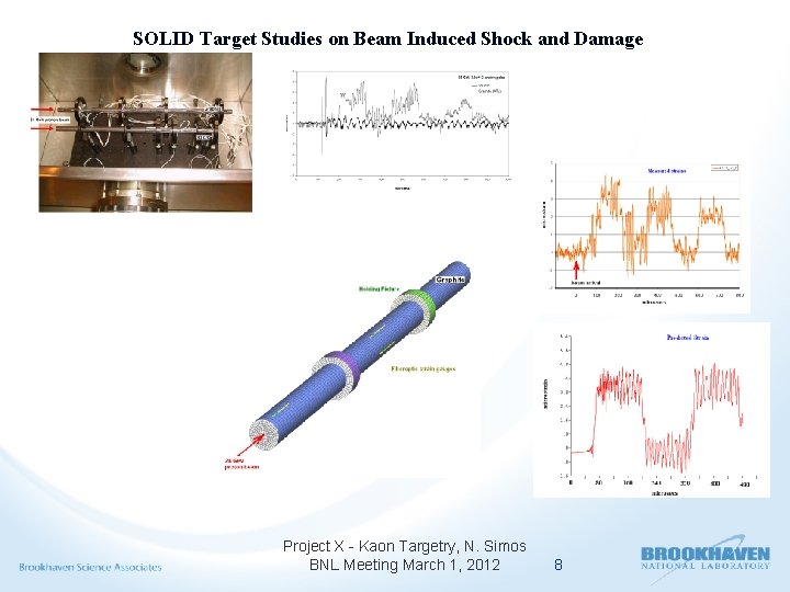 SOLID Target Studies on Beam Induced Shock and Damage Project X - Kaon Targetry,