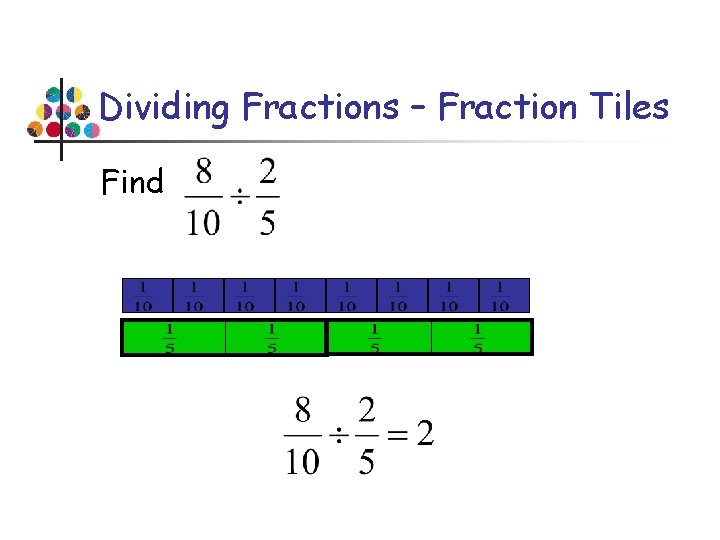 Dividing Fractions – Fraction Tiles Find 